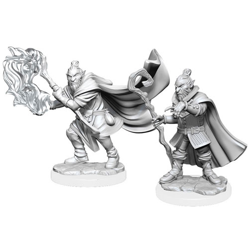 Critical Role Unpainted Minis: W1 Hobgoblin Wizard & Druid