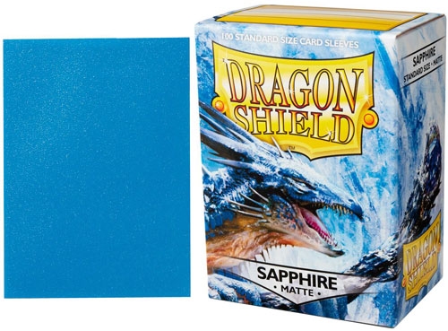 Dragon Shield Sleeves: Matte Sparkle - Sapphire (100)