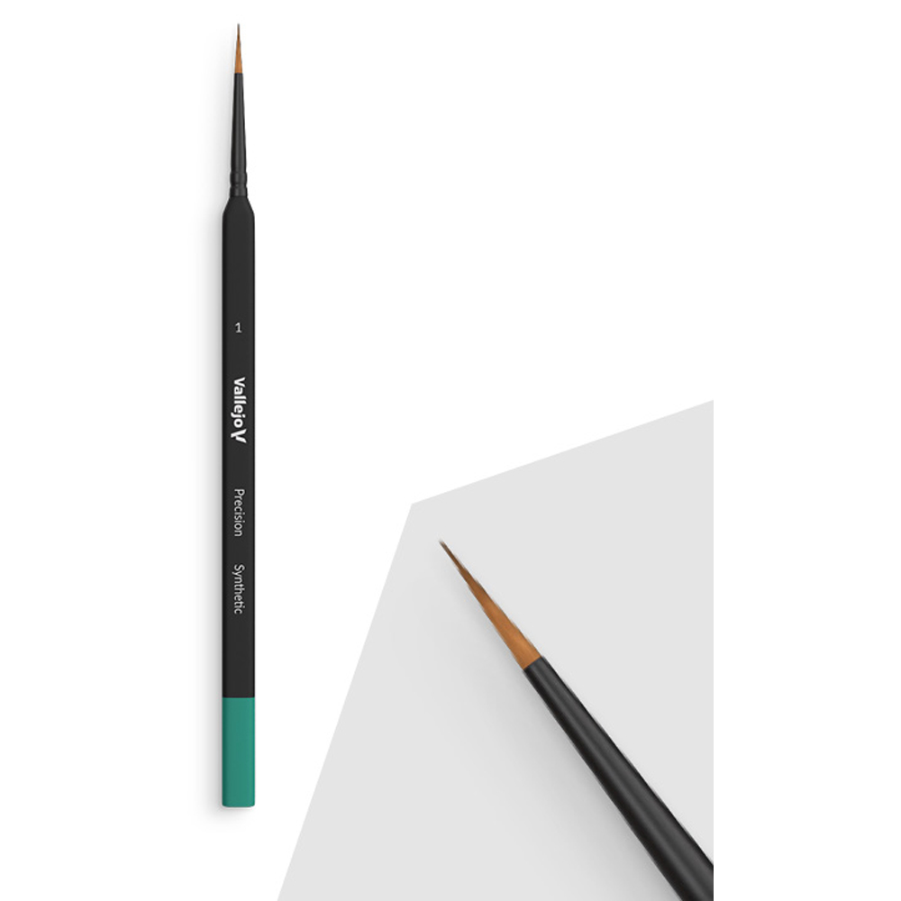 Synthetic Precision Brush: Triangular Size 1