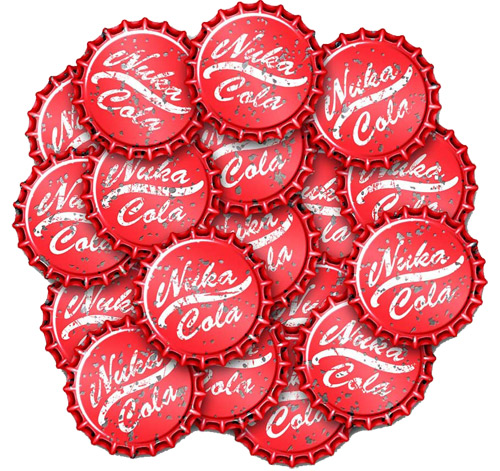 Fallout: Wasteland Warfare - Revised Nuka Cola Caps Set (50)