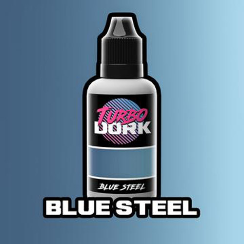 Metallic Acrylic Paint: Blue Steel (20ml)