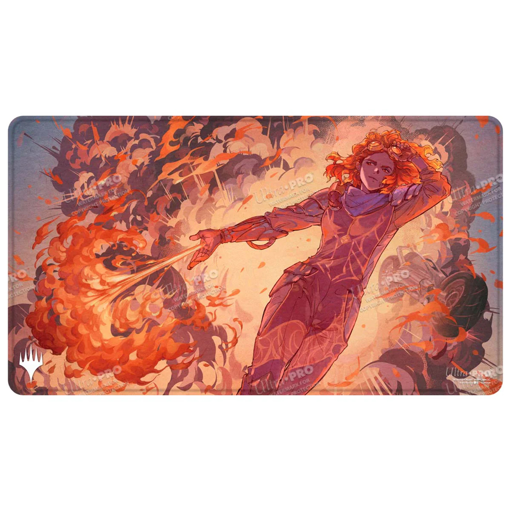 MtG Black-Stitched Playmat: Aetherdrift - Chandra's Ignition (Last Chance)