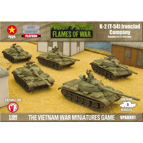 Flames of War: Vietnam - K-2 (T-54) Ironclad Company (Last Chance)