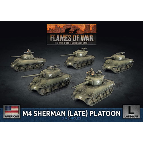 Flames of War WW2: M4 Sherman (Late) Platoon