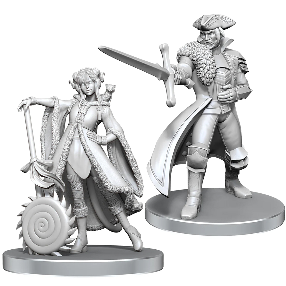 Critical Role Unpainted Minis: Jester Lavorre & Fjord Stone