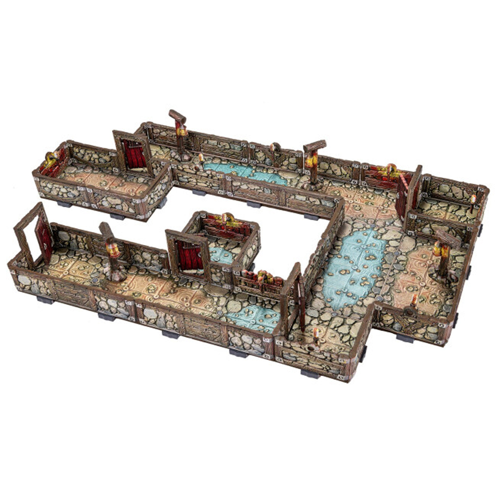 Dungeons & Lasers PrismaCast Pre-Painted: Dwarven Mine