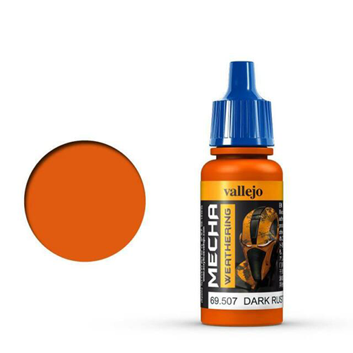 Vallejo Mecha Weathering: Dark Rust Wash (17ml)