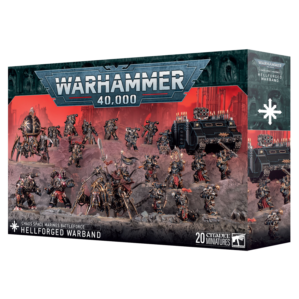Warhammer 40K: Chaos Space Marines Battleforce - Hellforged Warband