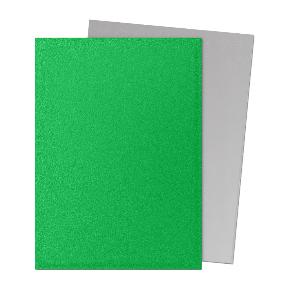 Dragon Shield Sleeves: Matte Dual - Apple Green & Silver (100) (New Arrival)