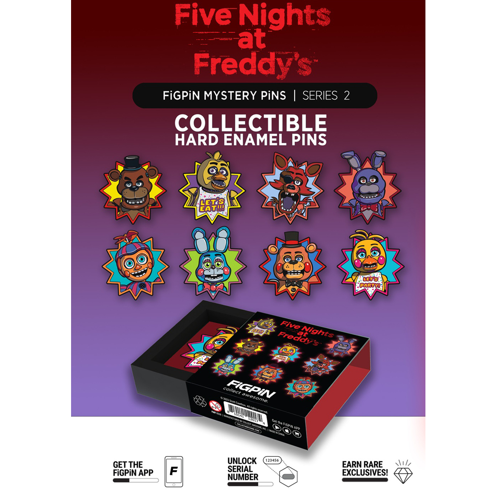 FiGPiN Mystery Mini Pins: Five Nights at Freddie's - Series 2