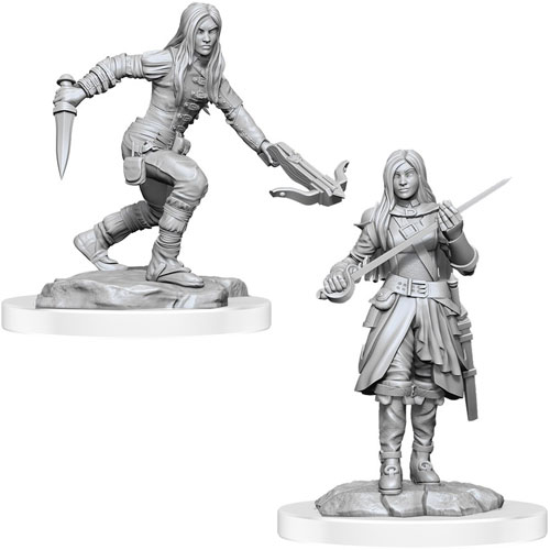 D&D Nolzur's Marvelous Unpainted Minis: W17 Female Half-Elf Rogues