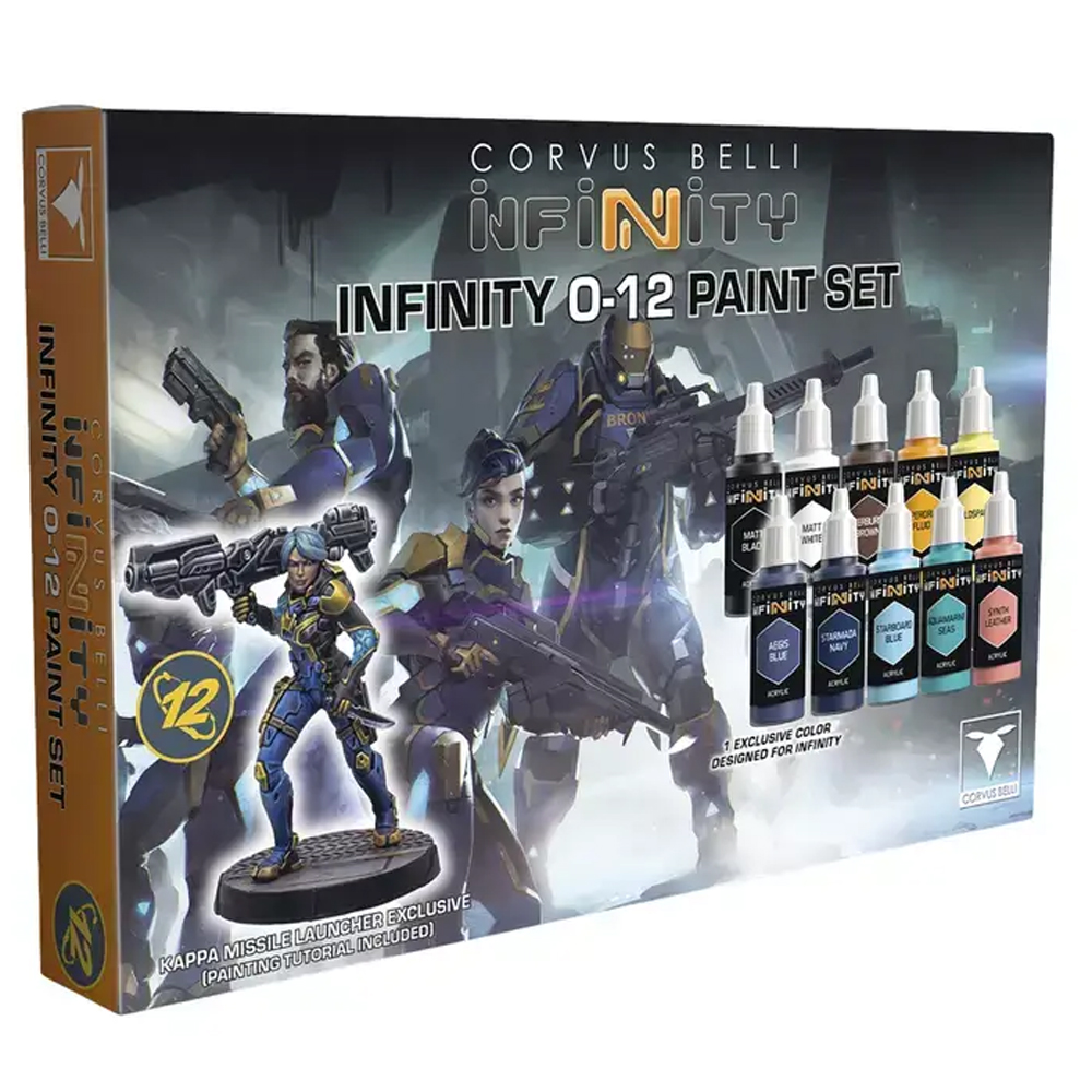 Infinity: O-12 - Paint Set with Kappa Missile Launcher Exclusive Miniature