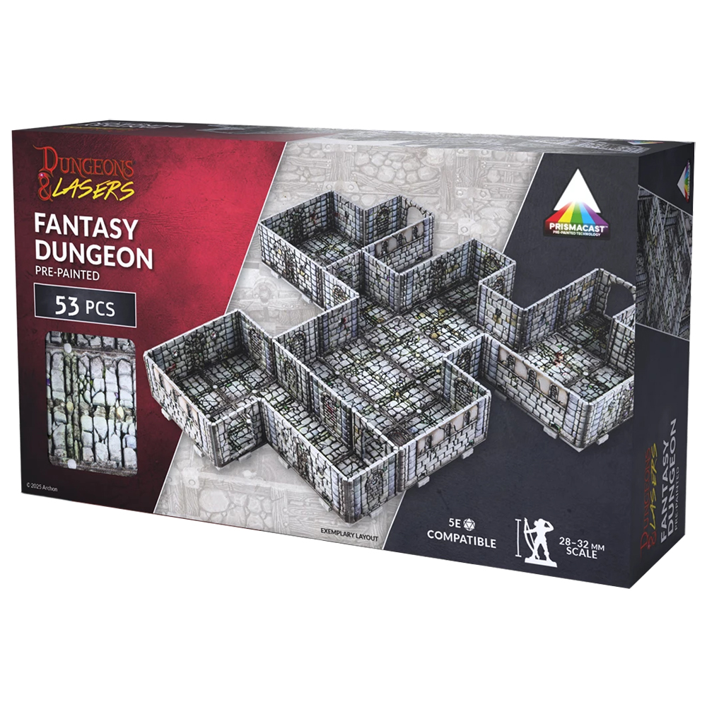 Dungeons & Lasers PrismaCast Pre-Painted: Fantasy Dungeon