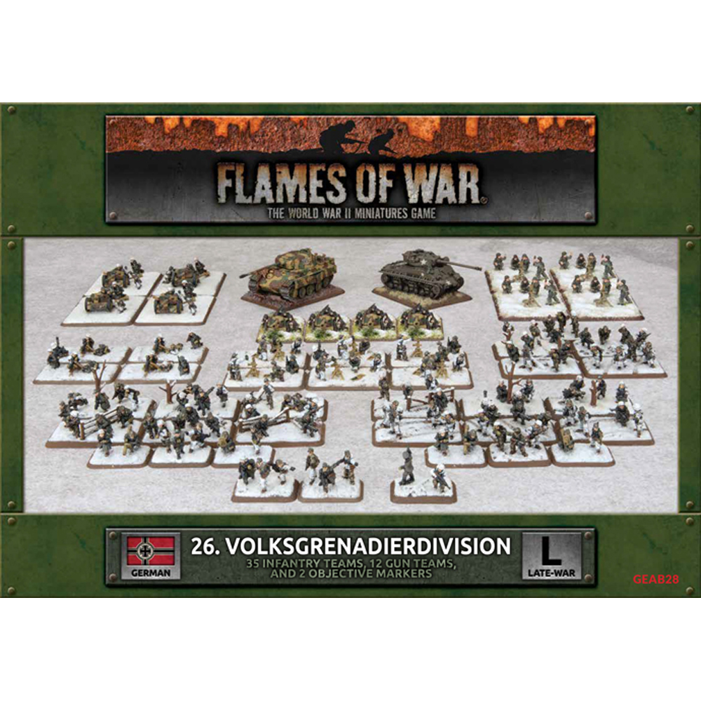 Flames of War WWII: 26. Volksgrenadierdivision (Winter) Army Deal