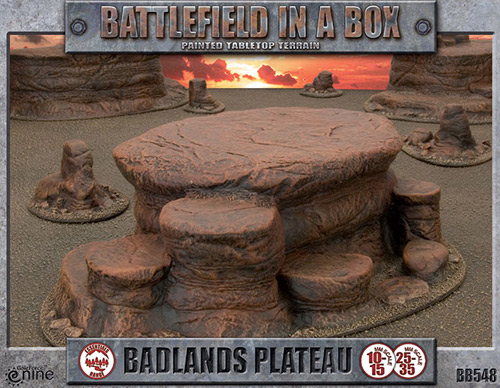 Battlefield in a Box: Badlands Plateau - Mars