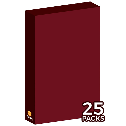 Cubeamajigs: Maroon (Set of 25)