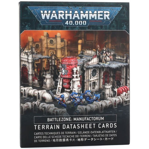 Warhammer 40K: Battlezone Manufactorum - Terrain Datasheet Cards (Last Chance)