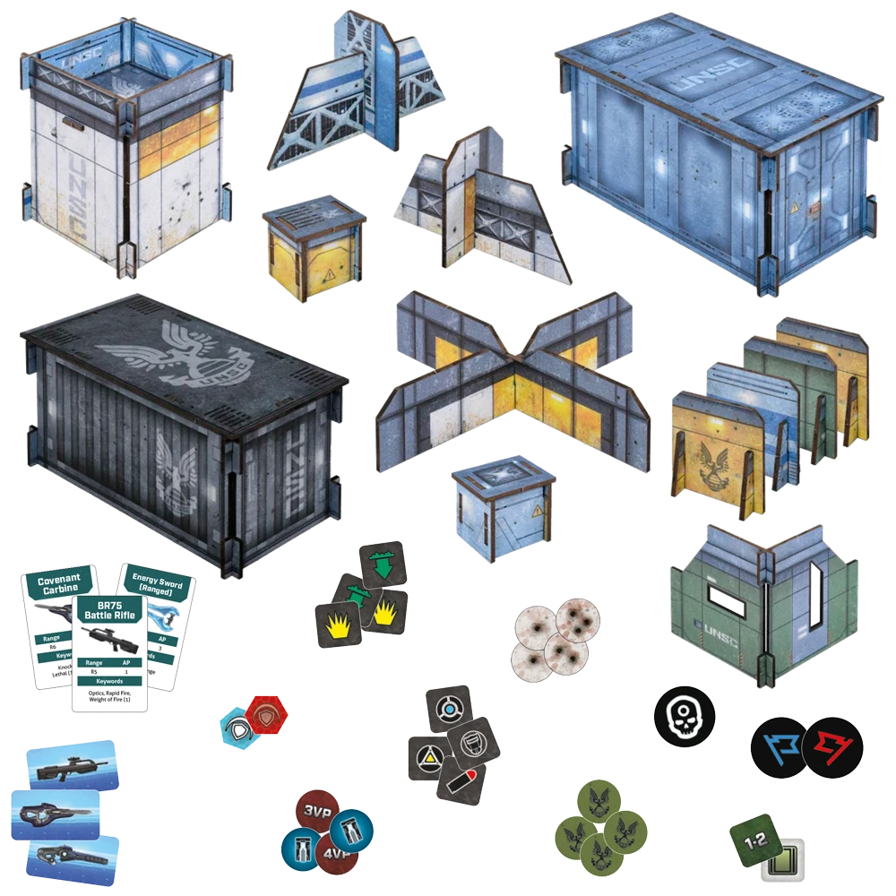 Halo: Flashpoint - UNSC Base Terrain Set (Preorder)