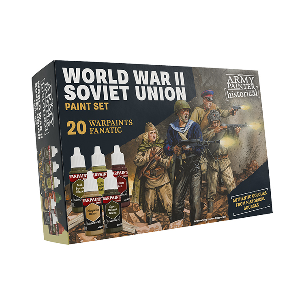 Warpaints Fanatic: Historical WWII - Soviet Union Paint Set (20) (Preorder)