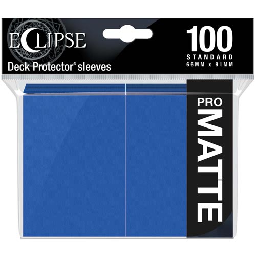 Ultra Pro Sleeves: Eclipse Matte - Pacific Blue (100)