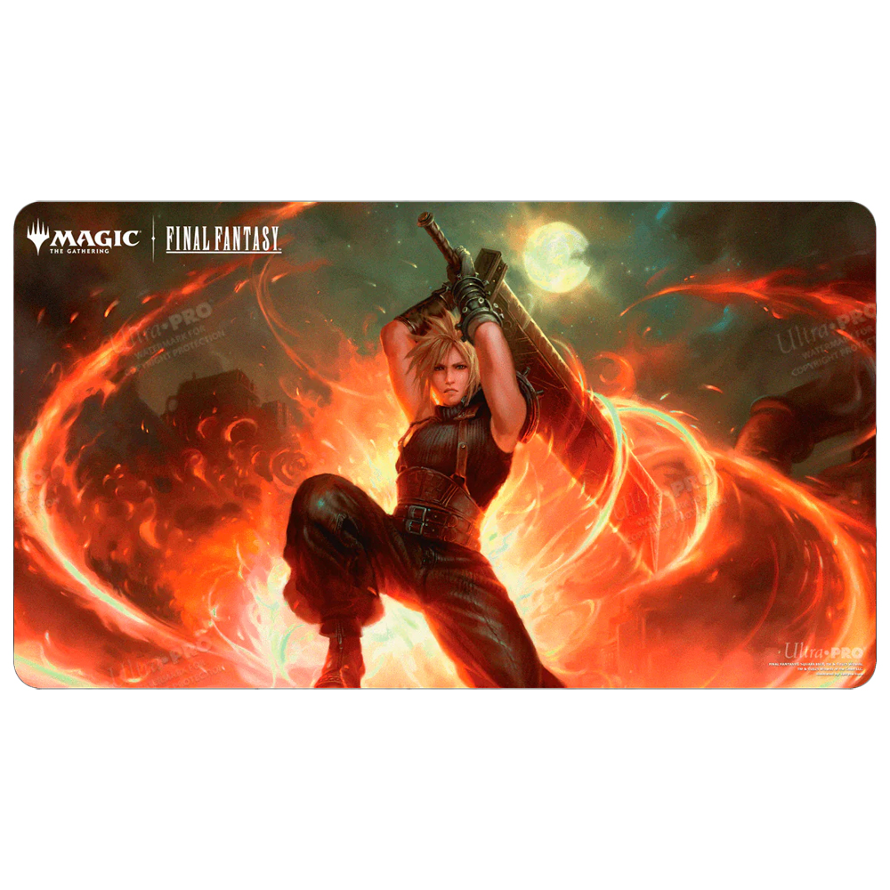 MtG Playmat: Final Fantasy - Cloud, Ex-SOLDIER (Commander)