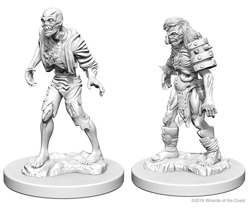 D&D Nolzur's Marvelous Unpainted Minis: W1 Zombies