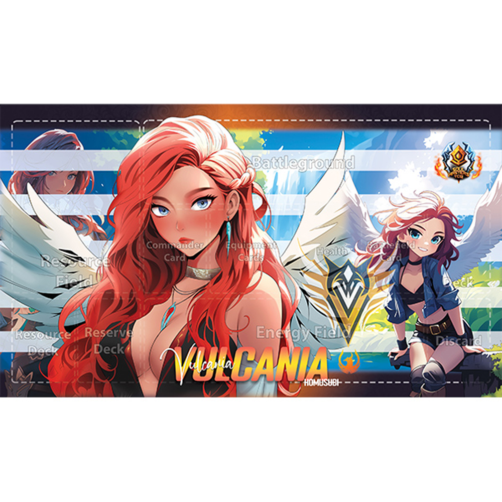 Soul Masters Gridded Playmat w/ Bag: Vulcania Homusubi (Last Chance)