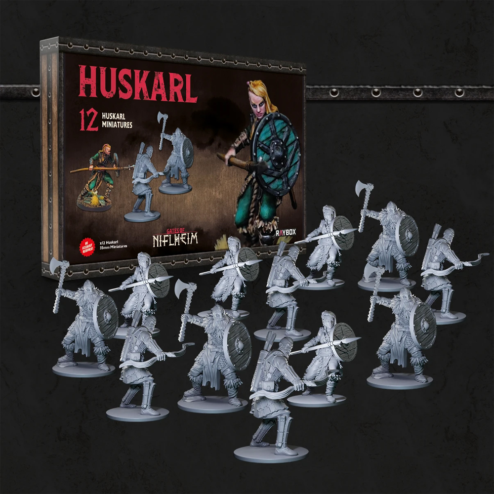 Gates of Niflheim: Huskarl Miniatures Set (Preorder)
