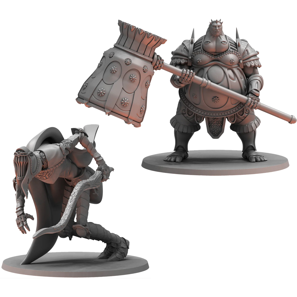 Dark Souls RPG: Miniatures Set - Dancer of the Boreal Valley & Smough