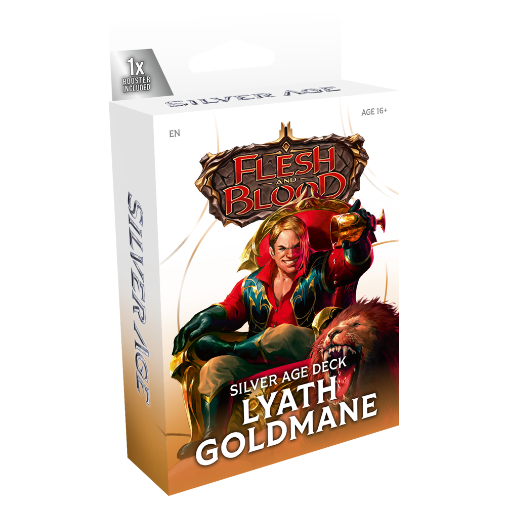 Flesh & Blood TCG: Silver Age Chapter 3 Deck - Lyath Goldmane (Reviled Guardian) (Preorder)