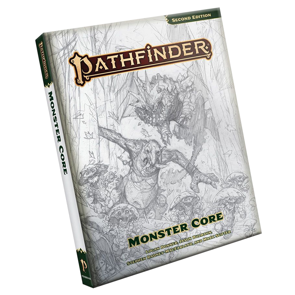 Pathfinder 2E RPG: Monster Core (Sketch Cover)