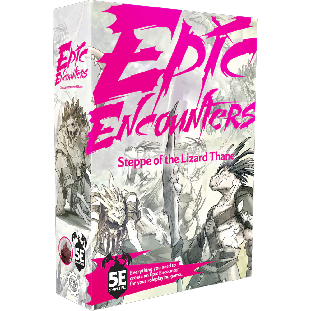Epic Encounters: Steppe of the Lizard Thane (D&D 5E Compatible)