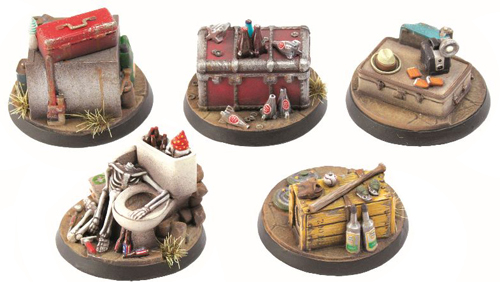 Fallout: Wasteland Warfare - Objective Markers Set 1