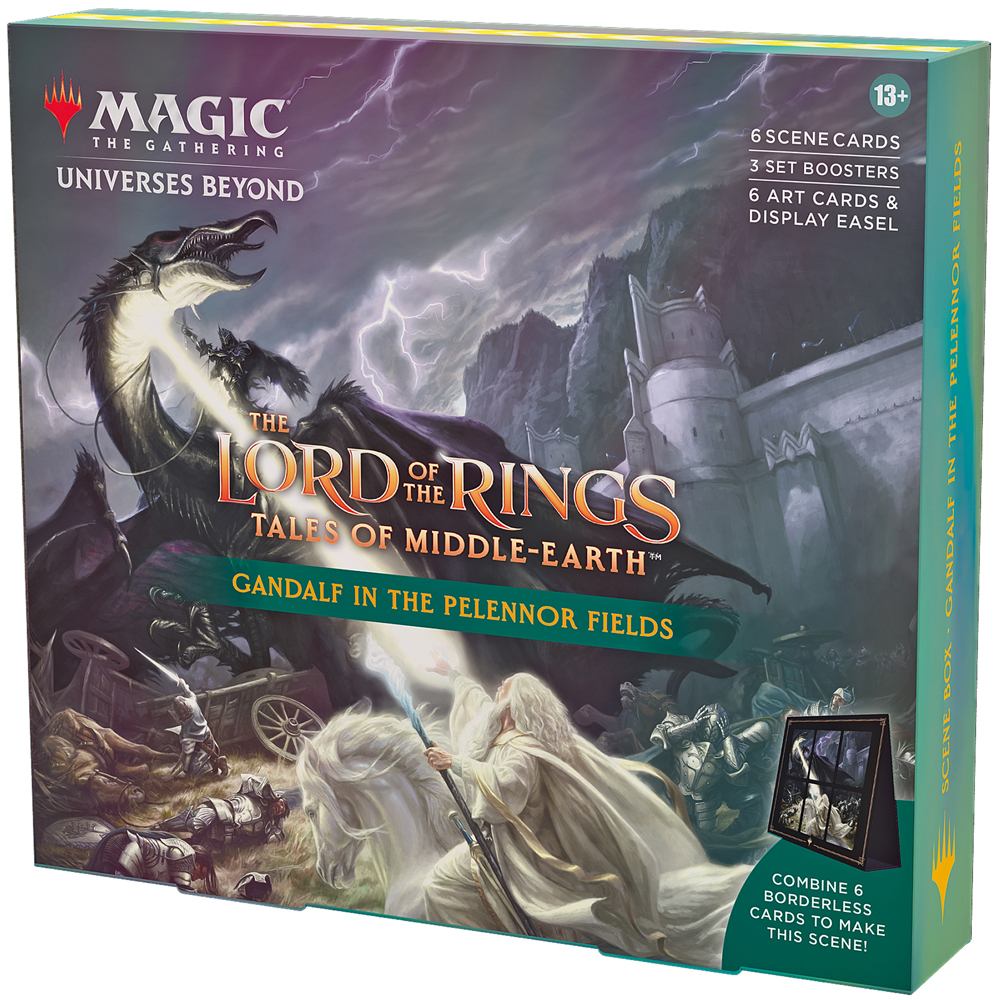 mtg tales of middle earth scene box gandalf in the pelennor fields