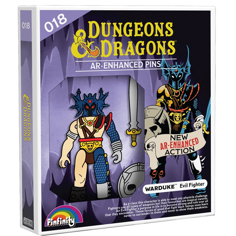 D&D Augmented Reality Pins: Series 1 - Warduke, Evil Fighter (Last Chance)