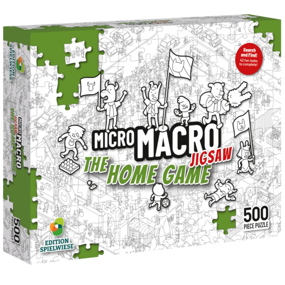 MicroMacro 500-Piece Jigsaw Puzzle: The Home Game (New Arrival)