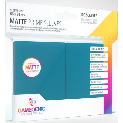 Matte Prime Sleeves: Blue (100)