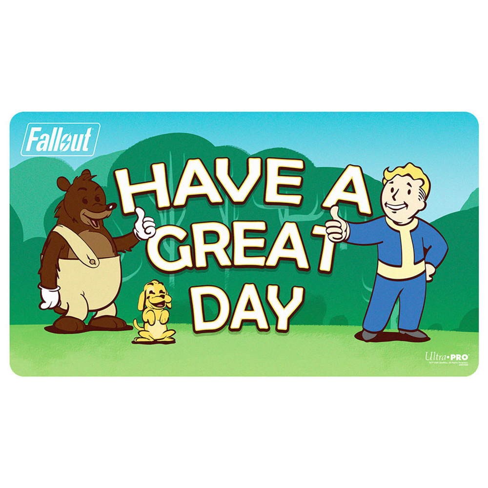 Fallout Playmat: Vault Boy - Have a Great Day (Preorder)