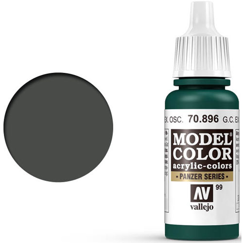 Vallejo Model Color Paint: German Camo Extra Dark Green