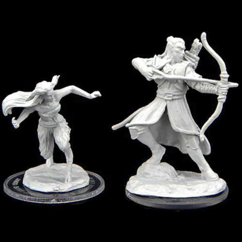 Critical Role Unpainted Minis: W2 Verdant Guard Marksman & Satyr