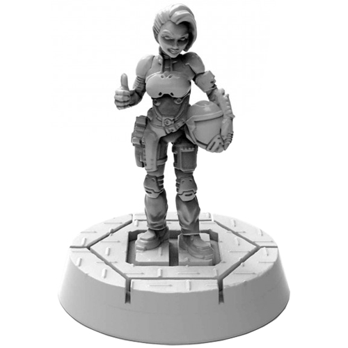 Starfinder Masterclass Miniatures: Halfling Pilot