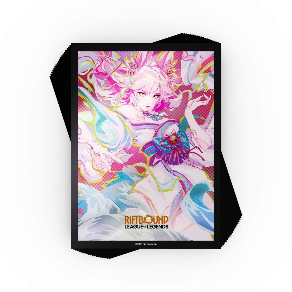 Riftbound Card Sleeves: Spiritforged - Spirit Blossom Ahri (100)