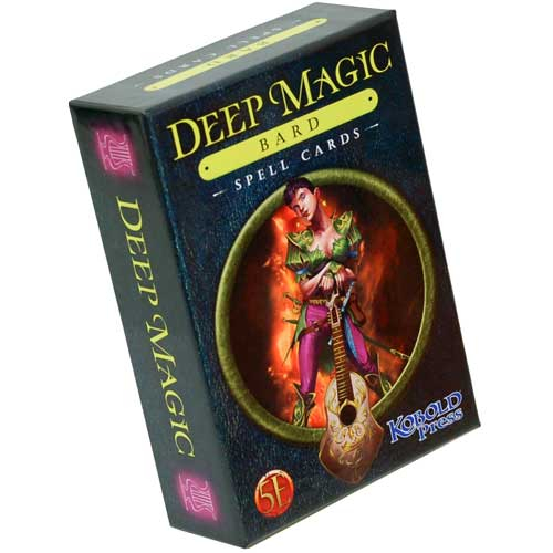 Deep Magic Spell Cards: Bard 0-9 (D&D 5E Compatible)