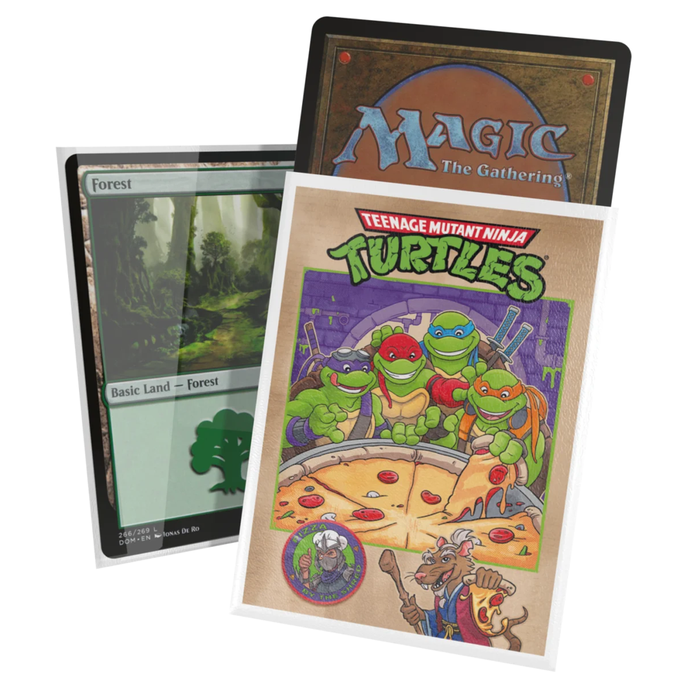 MTG Art Sleeves TMNT: Pizza Box (100) (New Arrival)