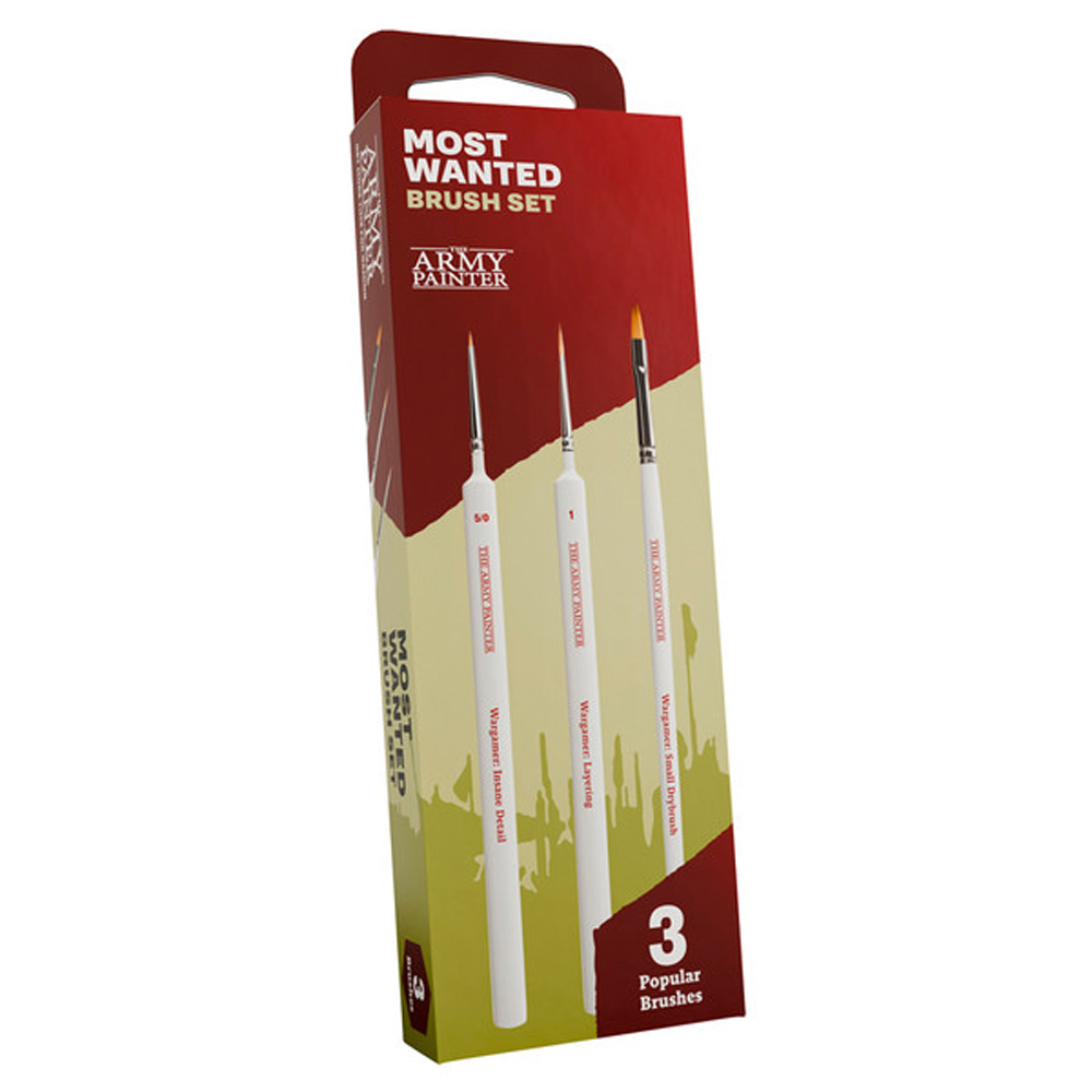 Army Painter Brush: Most Wanted Brush Set (New Arrival)