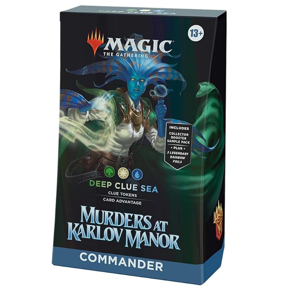 mtg murders at karlov manor commander deck deep clue sea