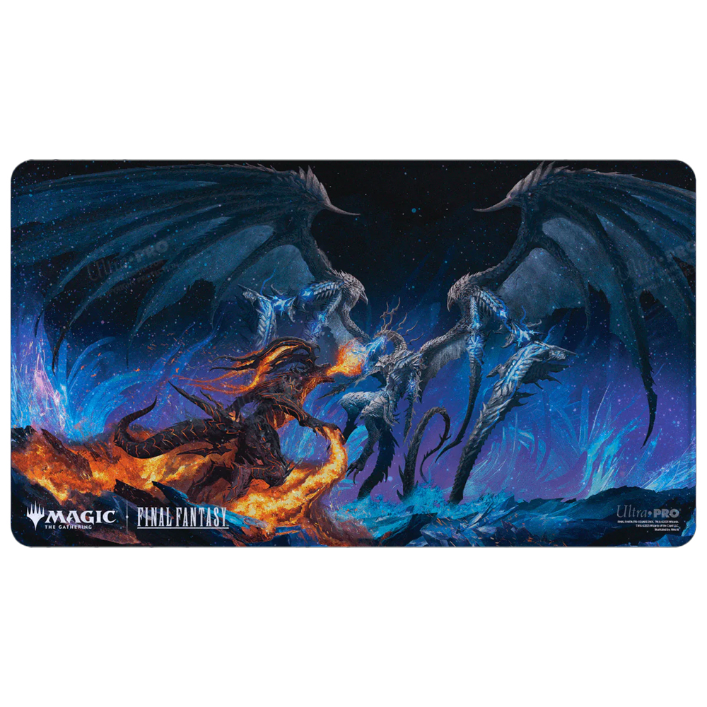 MtG Holofoil Playmat: Final Fantasy - Bahamut & Ifrit