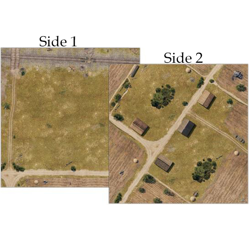 World of Tanks: Summer Game Mat - Prokhorovka (36 x 36in)