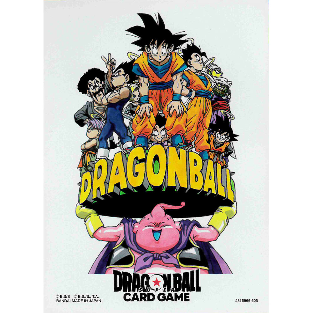 Dragon Ball Super Official Card Sleeves: Manga Collection - Son Goku & Majin Buu (60)