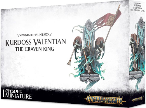 Warhammer Age of Sigmar: Nighthaunt - Kurdoss Valentian, the Craven King